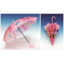 Auto Open desenhos animados impressão EVA Straight Umbrella (SK-012)